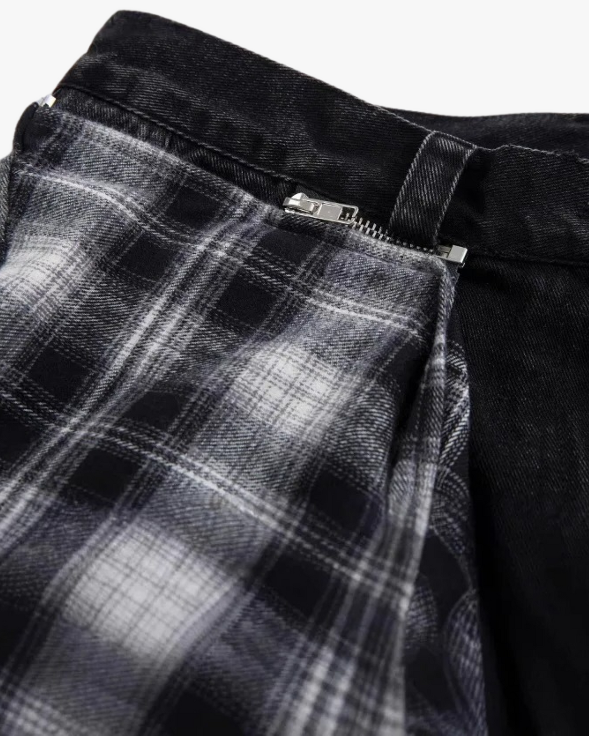 MAZARIN Grunge Layered Jeans