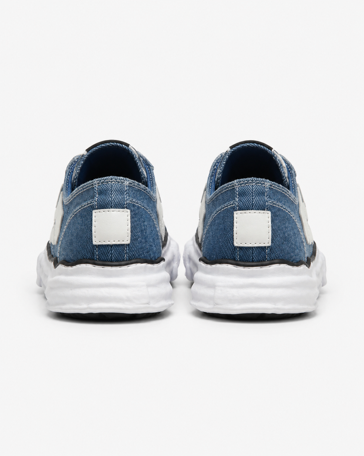 MAZARIN Skeleton Denim Chunky Sneaker - Blue