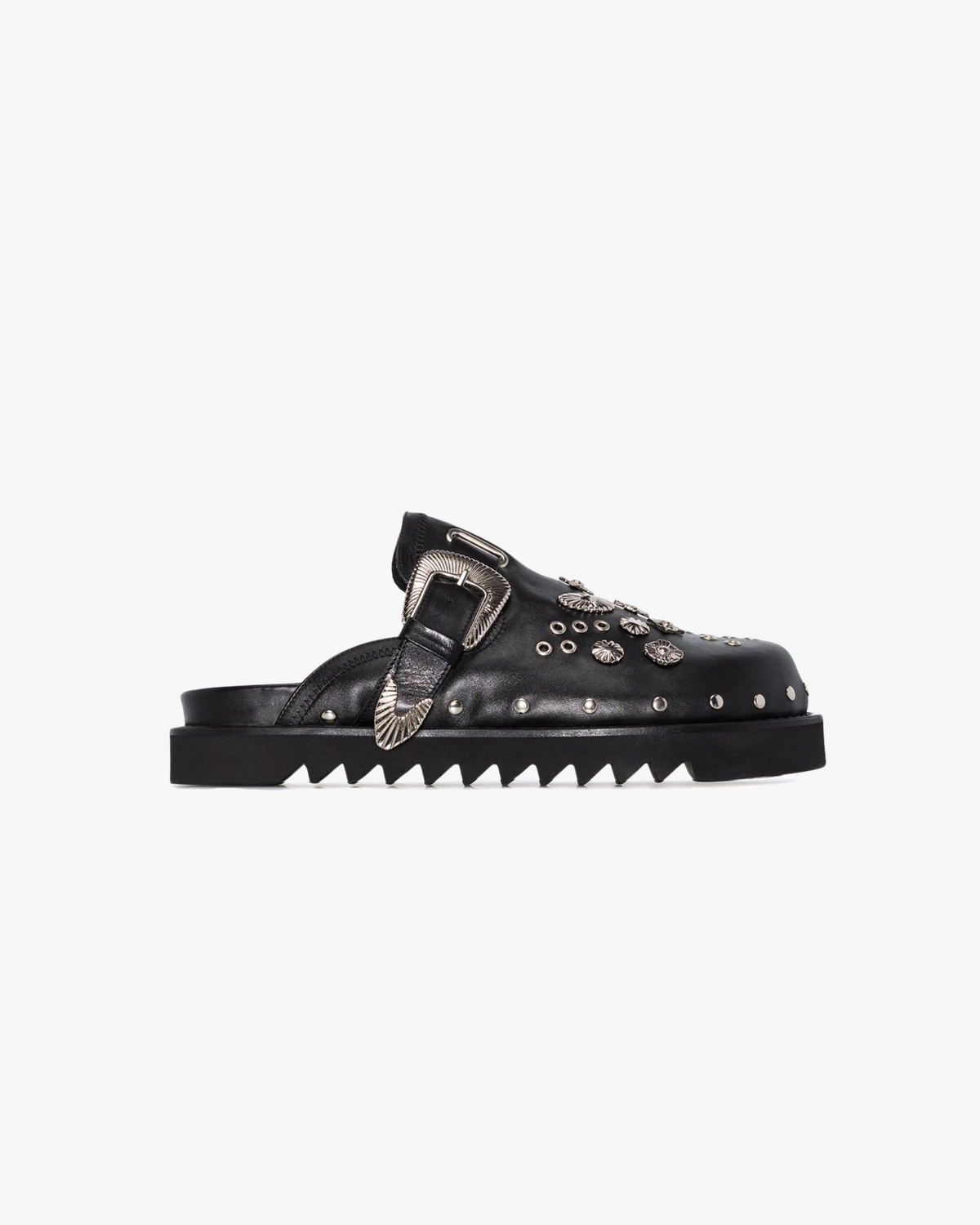 Roma Buckle Leather Sandals