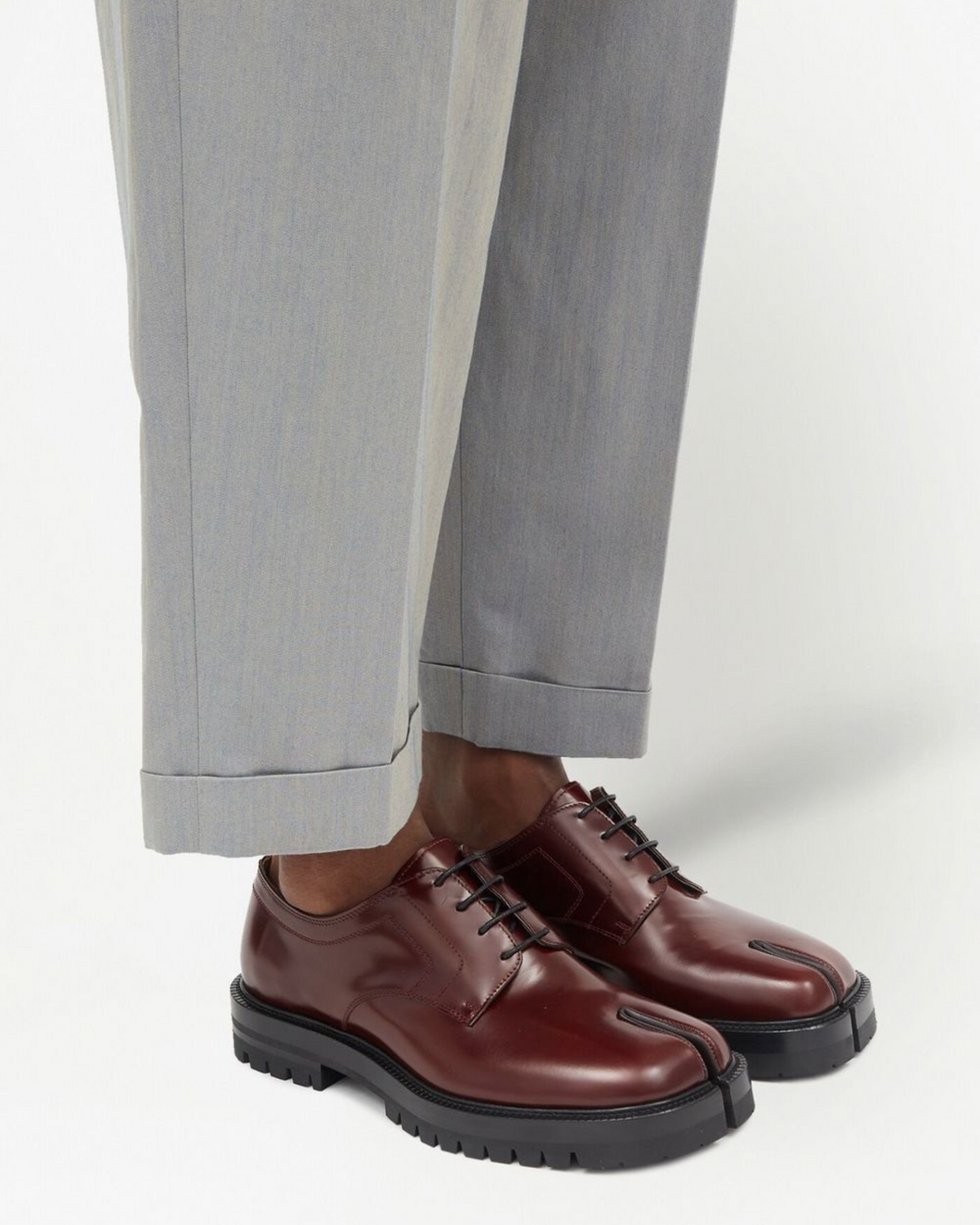 MAZARIN Arc CalfSkin Split-Toe Derby Shoe