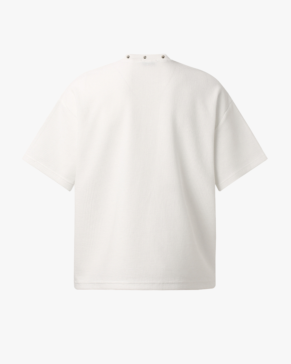 MAZARIN Cross Relic Studded Tee - White