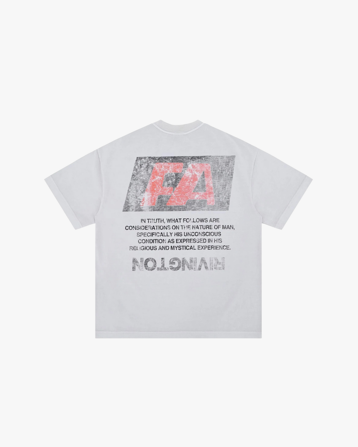 MAZARIN Rivington Distressed Graphic Tee