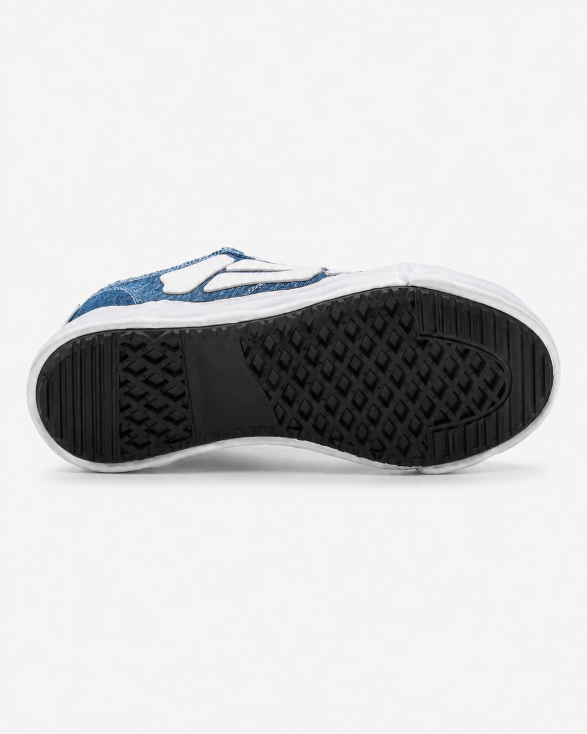 MAZARIN Skeleton Denim Chunky Sneaker - Blue