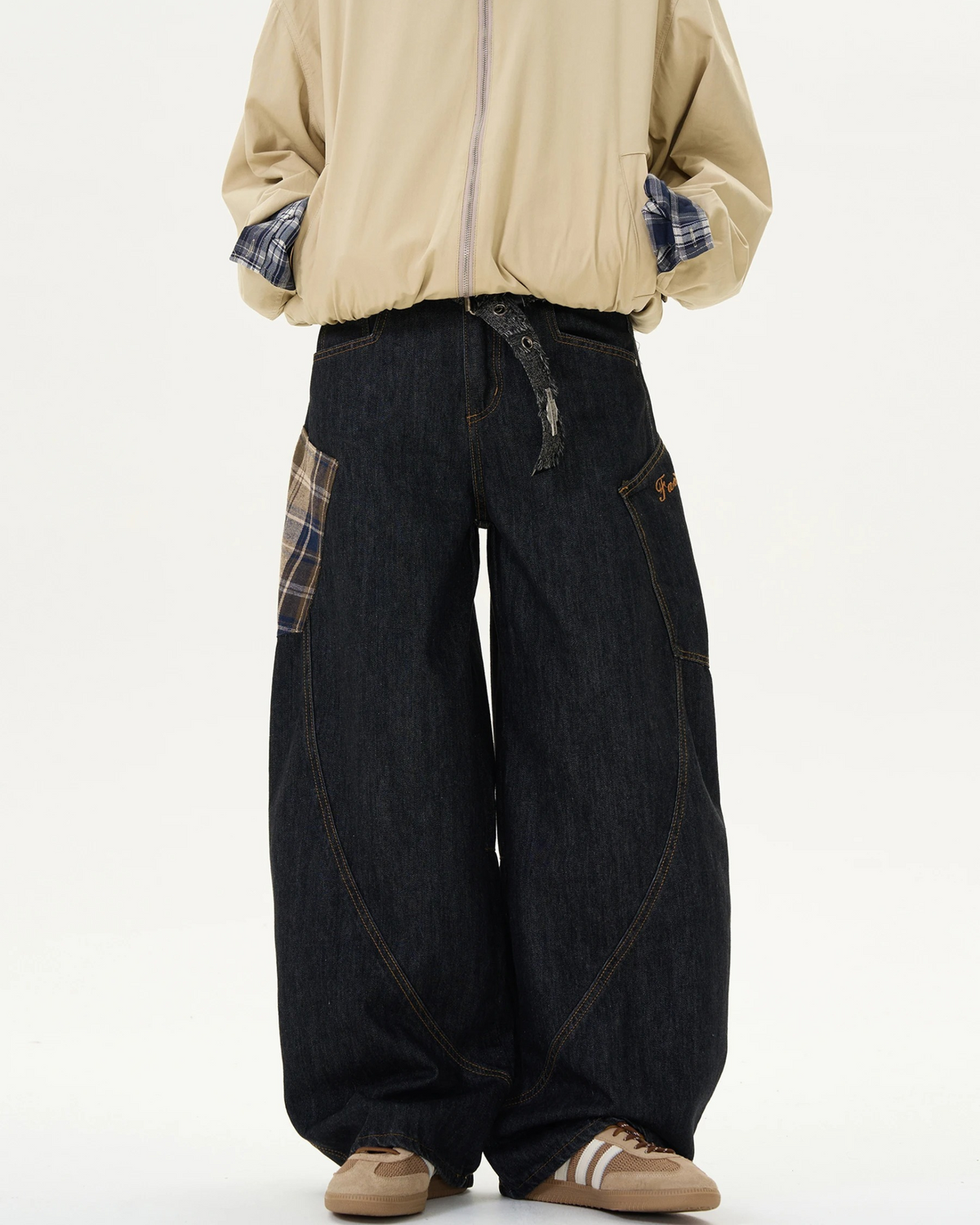 MAZARIN Baloon Night Blue Denim