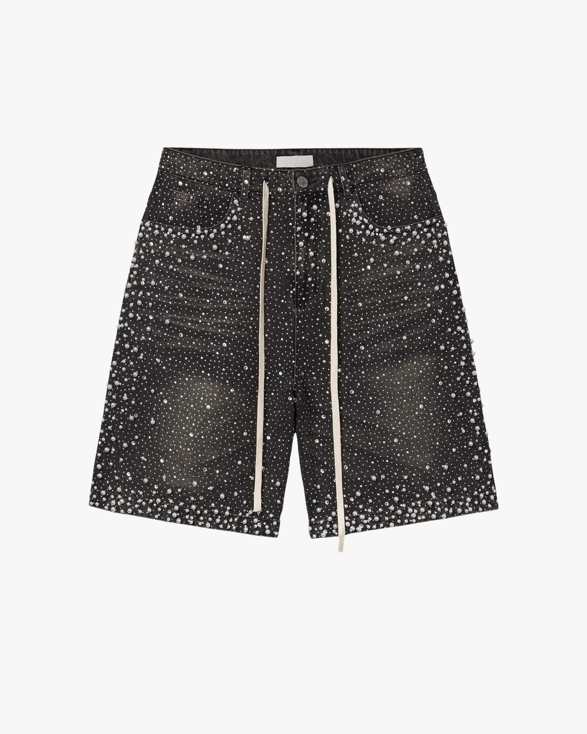 Starfall Crystals Denim Shorts