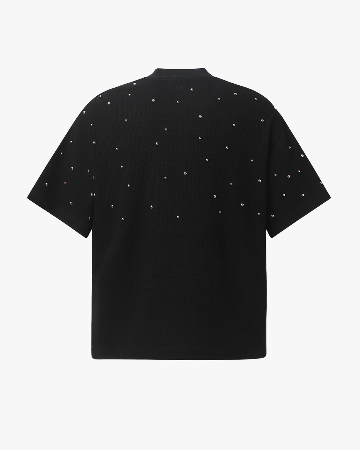 MAZARIN Bite Chain Studded Tee