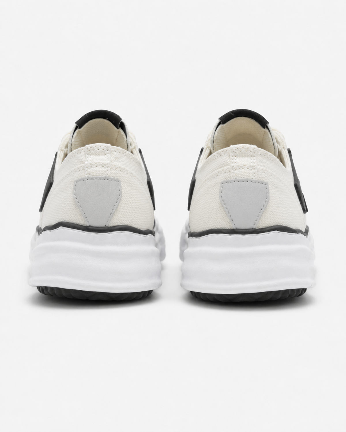 MAZARIN Skeleton Denim Chunky Sneaker - White