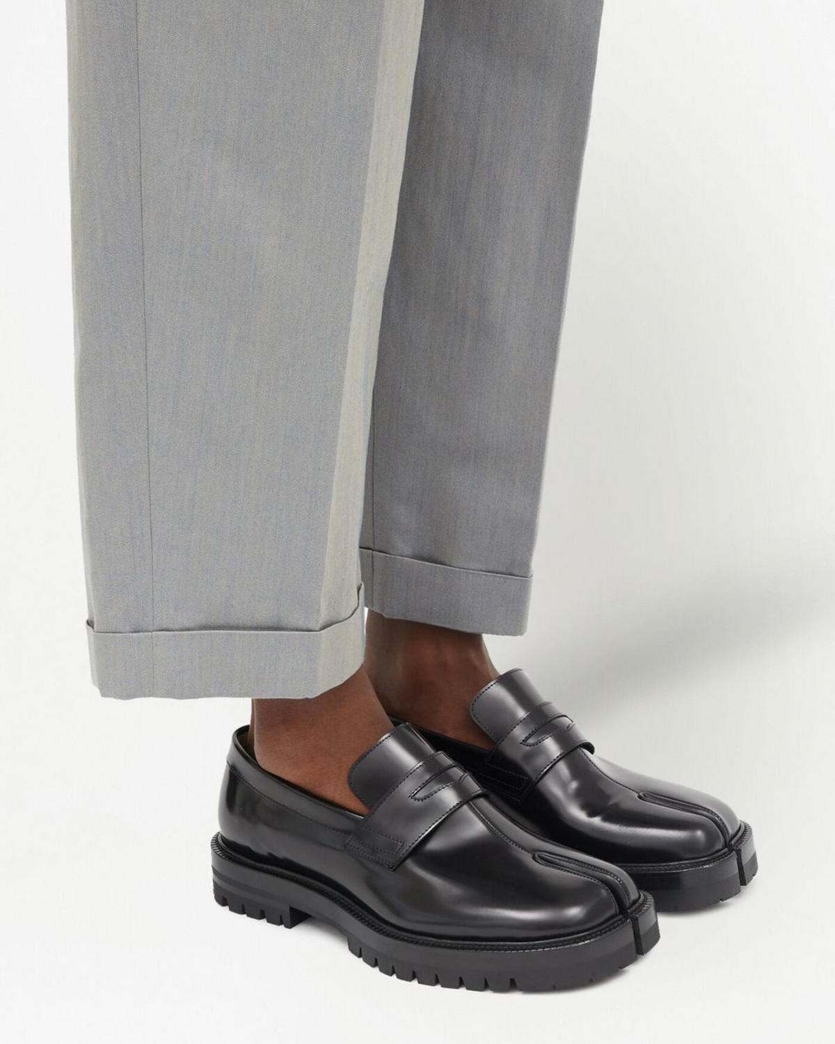 MAZARIN Vegas Calfskin Split-Toe Loafer