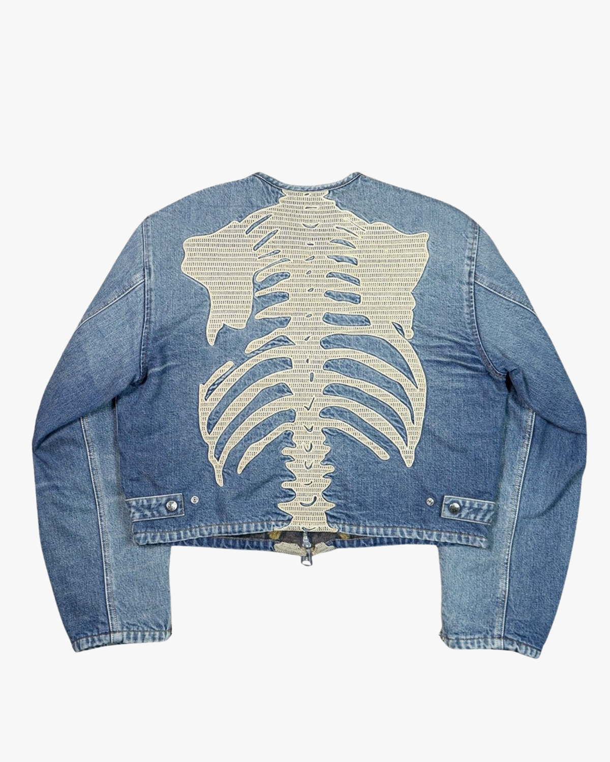 MAZARIN Rider Skeleton Denim Jacket