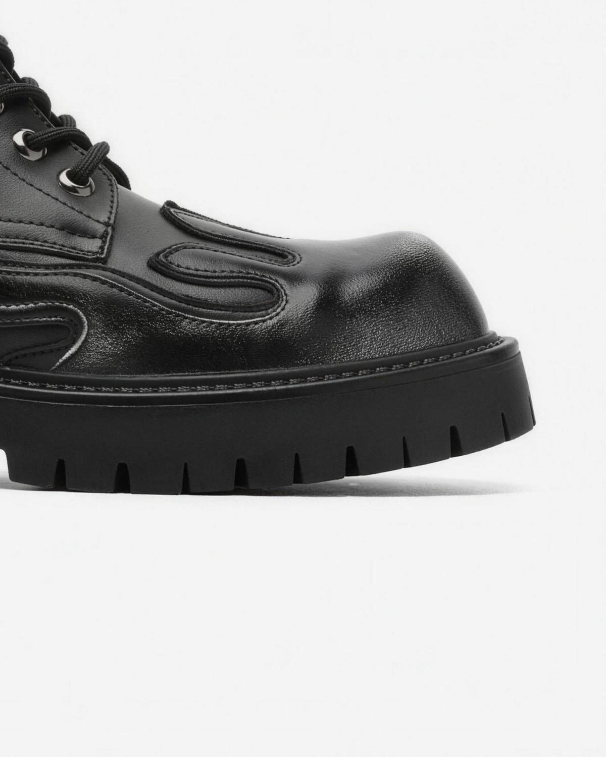 MAZARIN Flame Combat Boot - Black