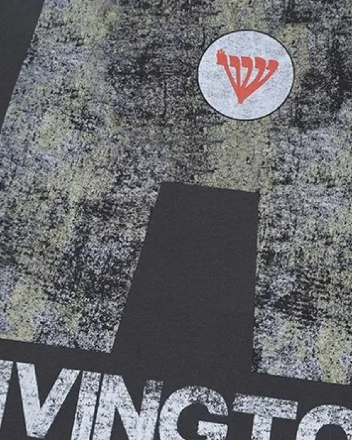 MAZARIN Rivington Distressed Graphic Tee